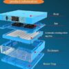 320 Egg Incubator Automatic Turner Big Chicken Incubator Digital Incubators Poultry Hatcher for Hatching Chicken Duck Goose Quail Birds Temperature Control